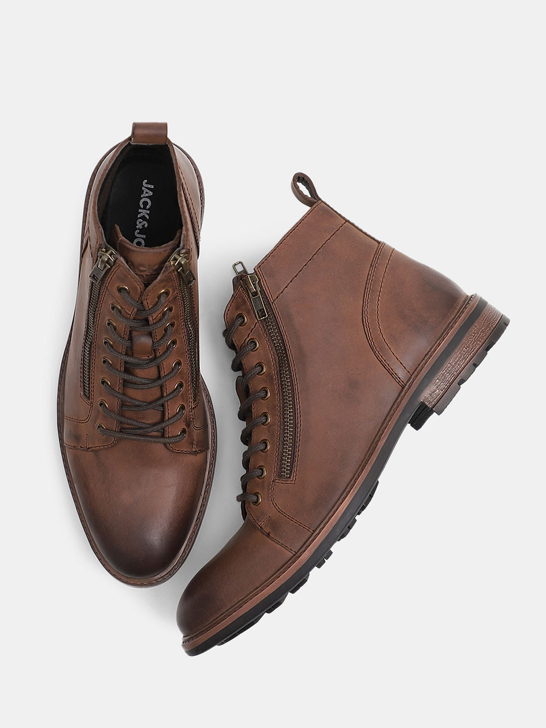 Brown Leather Boots