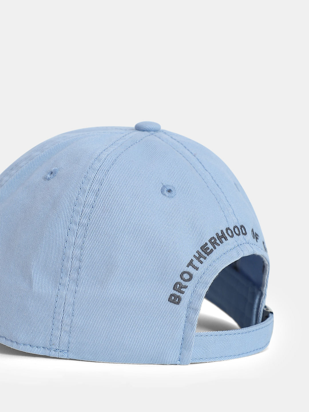 Blue Embroidered Logo Varsity Cap