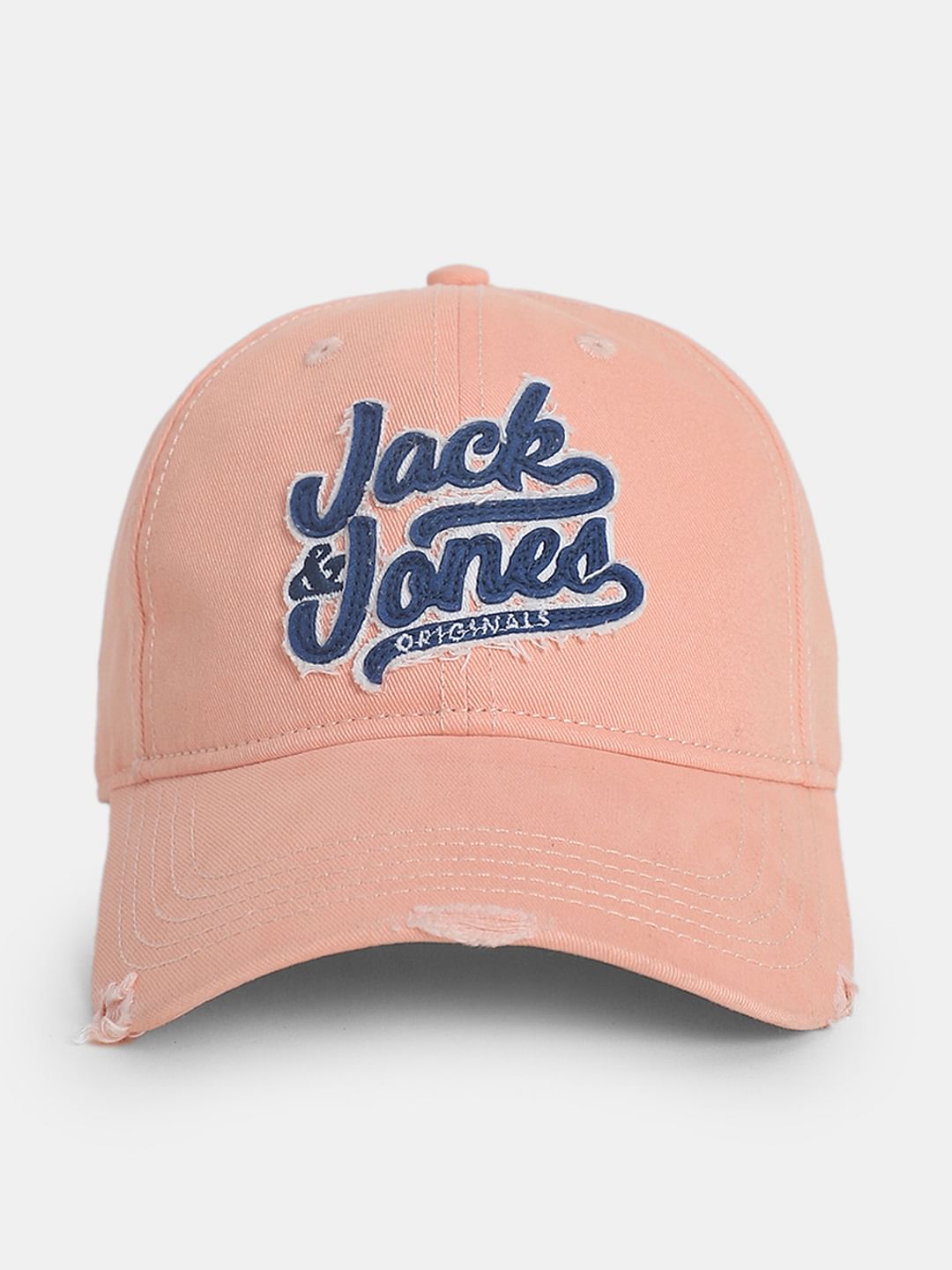 Embroidered Sports Jack Jones Kappe Pink Varsity Baseball Cap