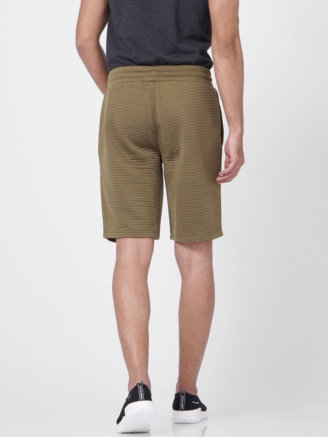 Green Mid Rise Sweatshorts