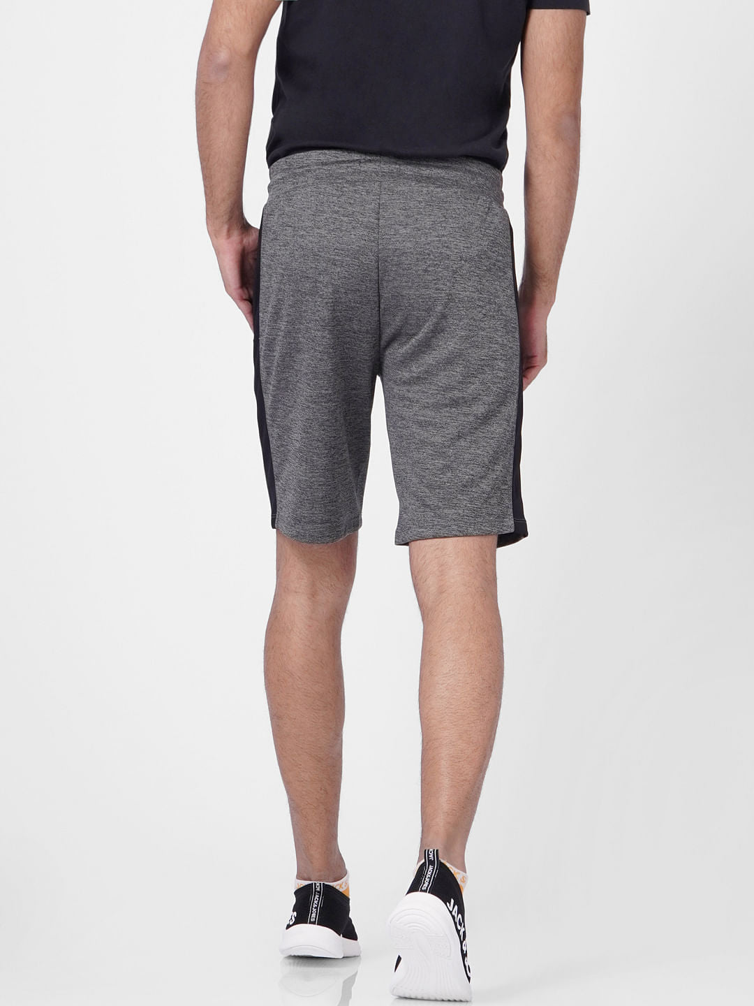 Grey Mid Rise Sweatshorts