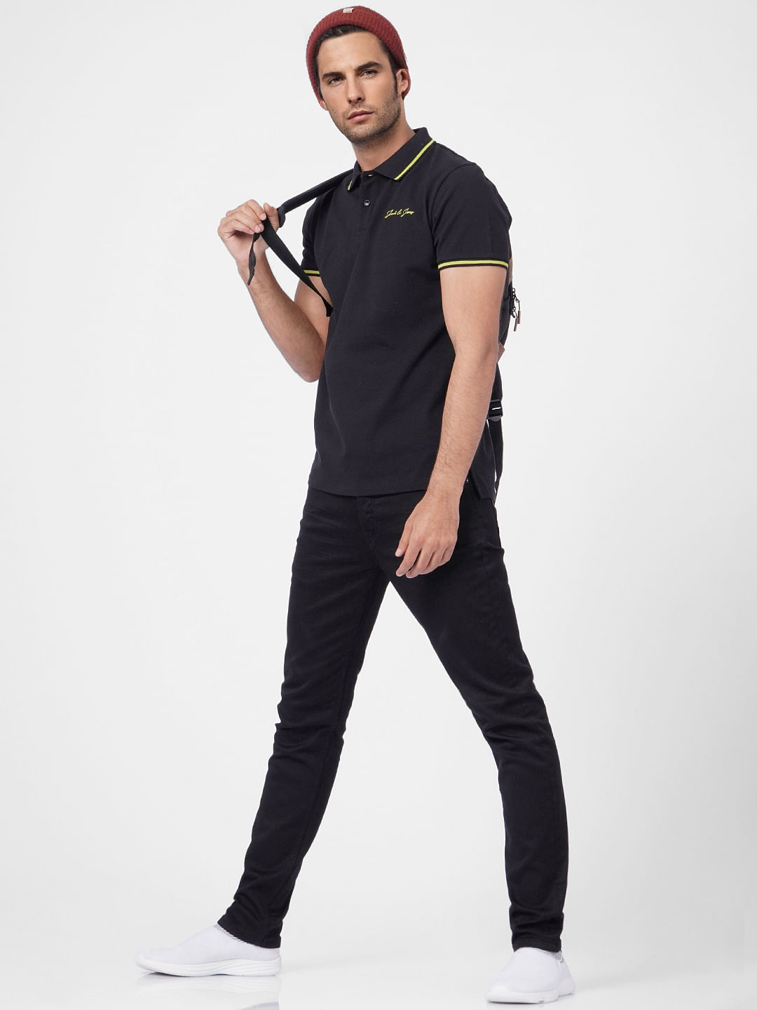 Black Polo T-shirt