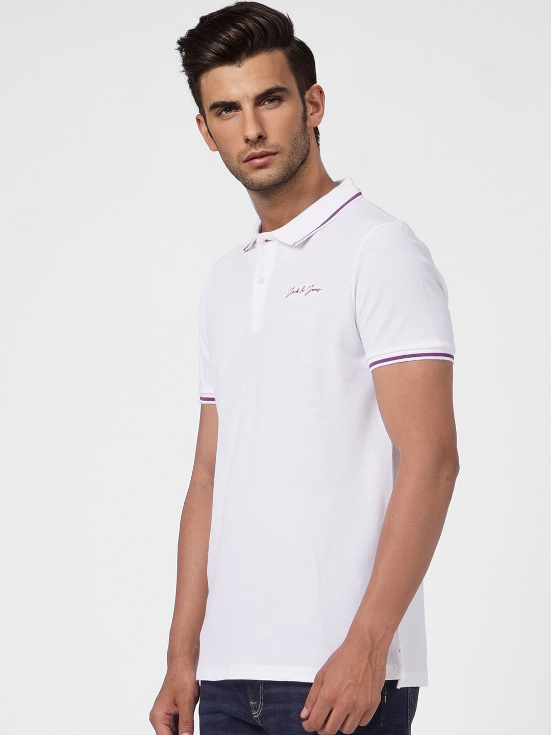 White Polo T-shirt