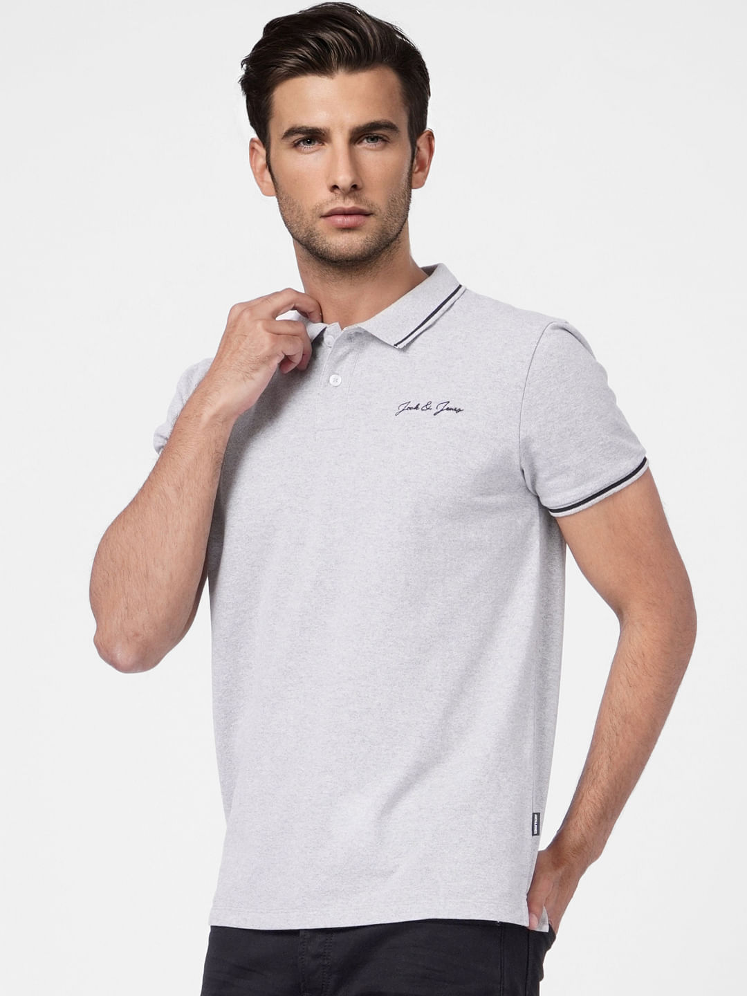 Light Grey Polo T-shirt