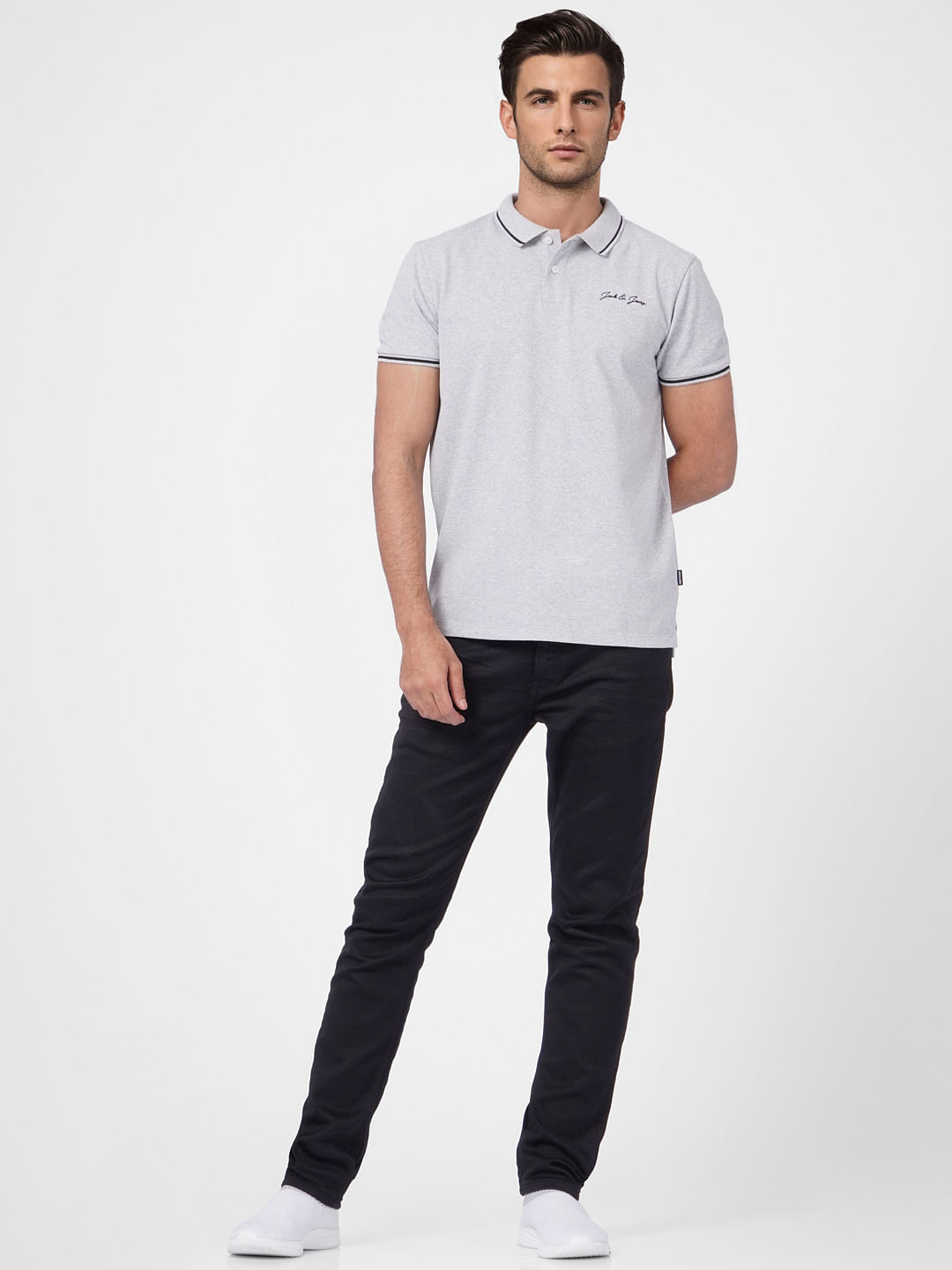 Light Grey Polo T-shirt