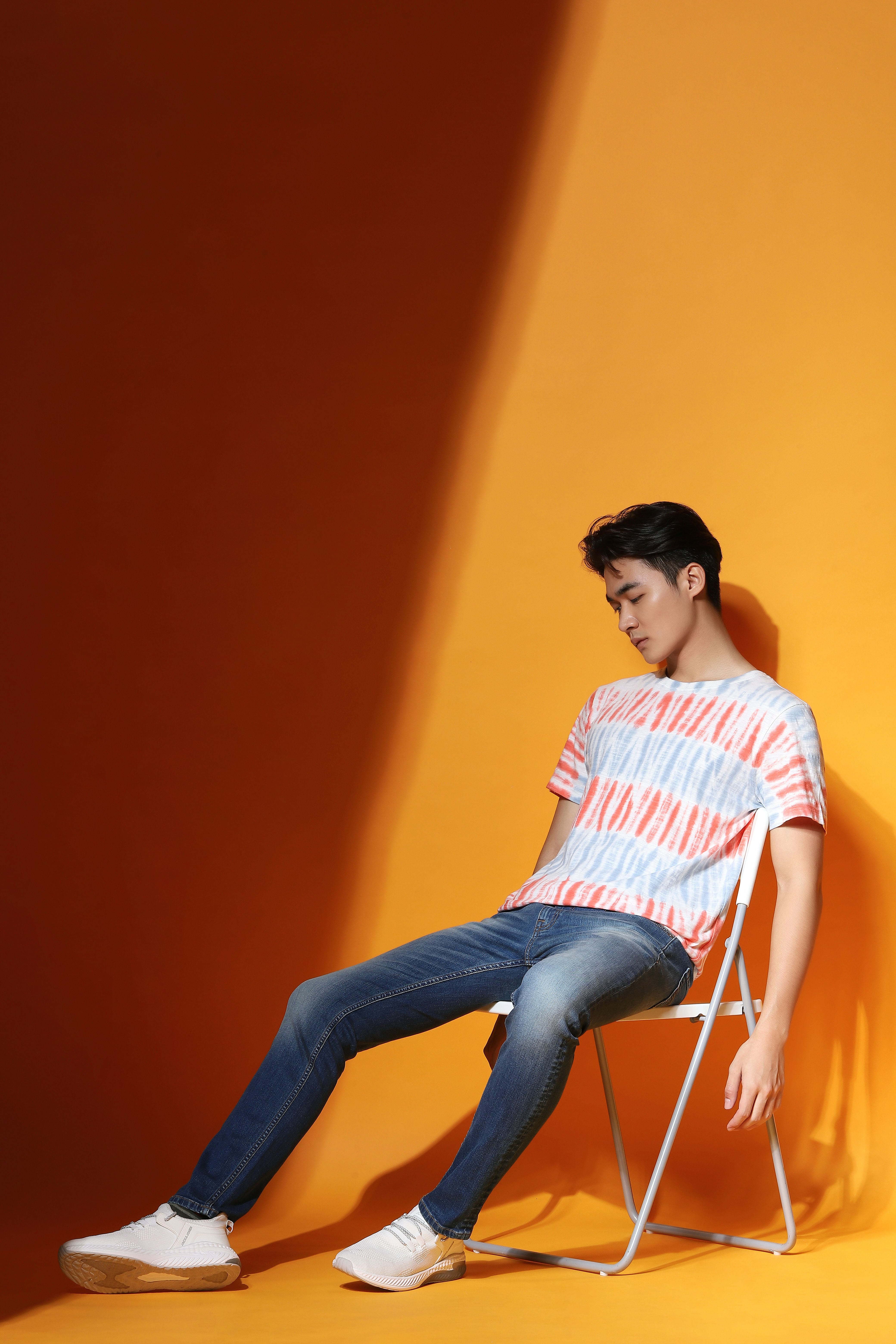 Pink Tie Dye Crew Neck T-shirt