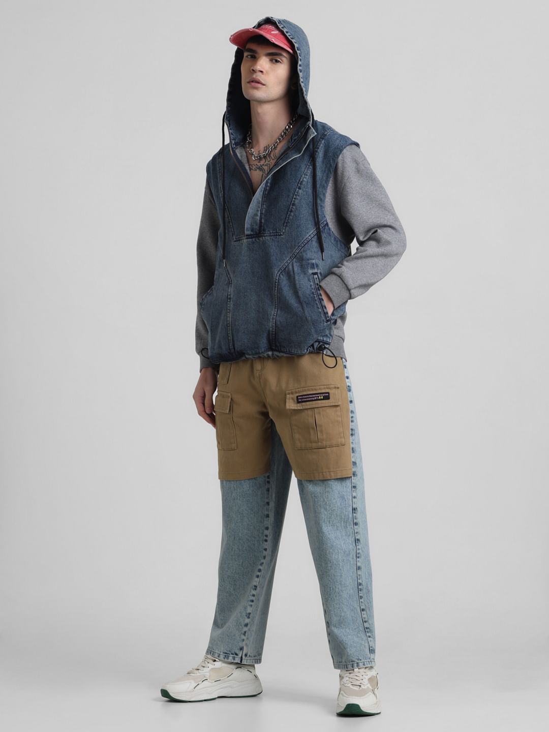 UNMATCHED by JACK&JONES Blue High Rise Dario Anti Fit Jeans