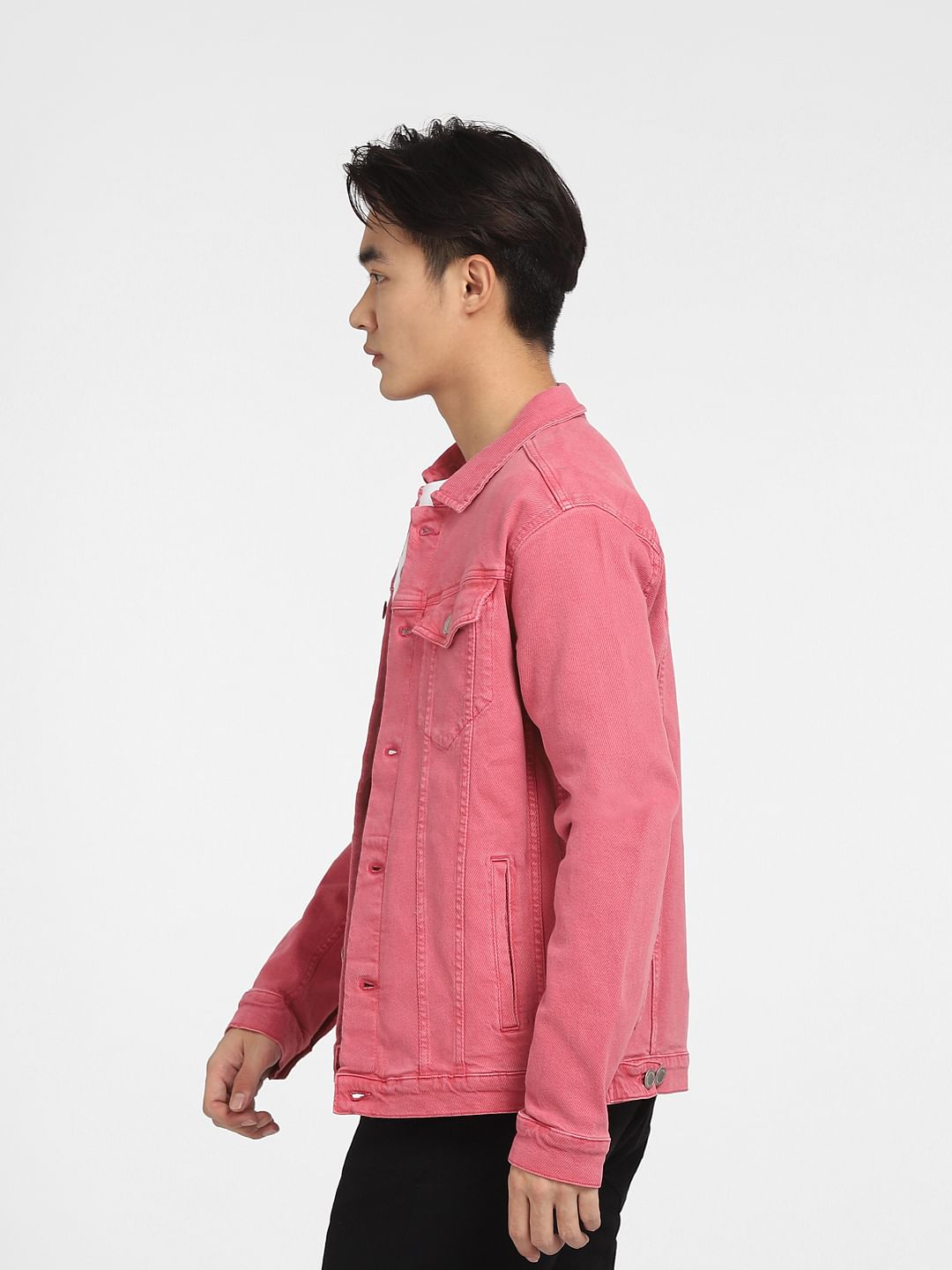 Pink Field Denim Jacket