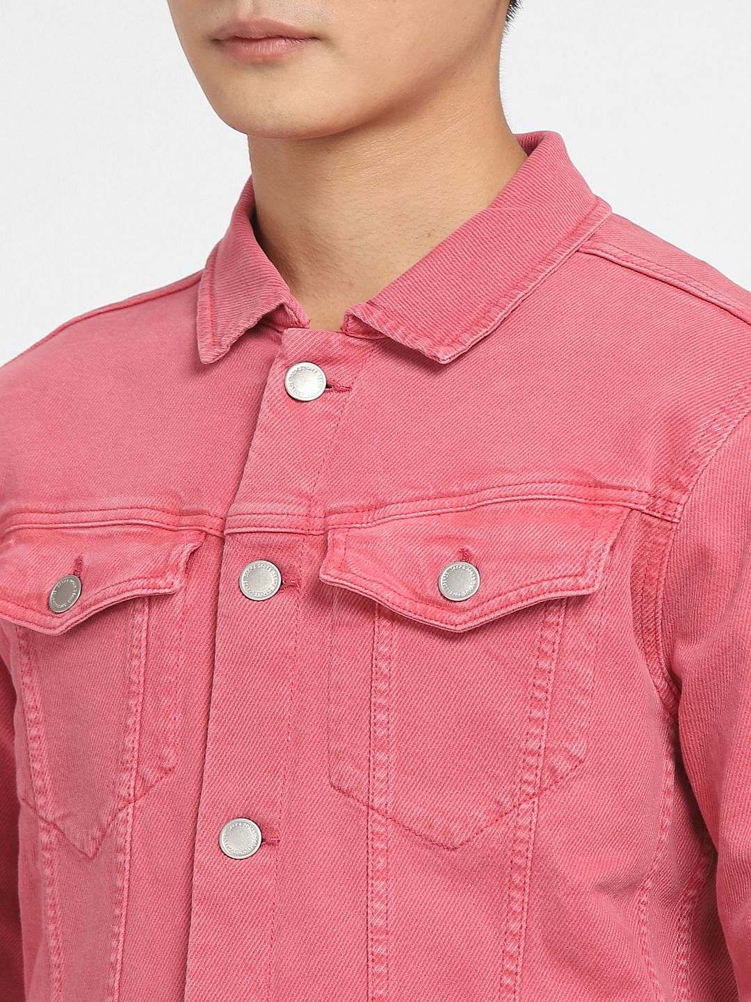 Pink Field Denim Jacket