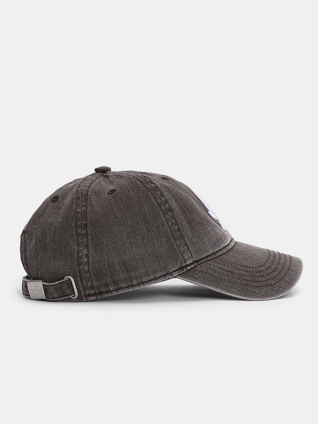Grey Faded Denim Cap