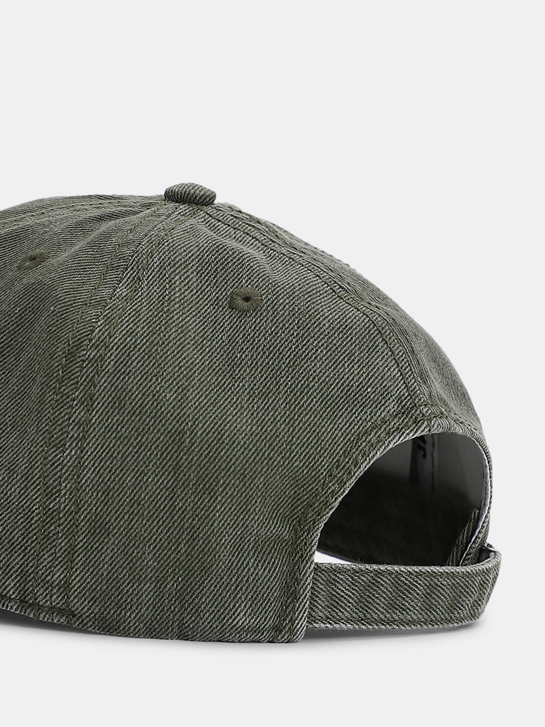 Green Faded Denim Cap