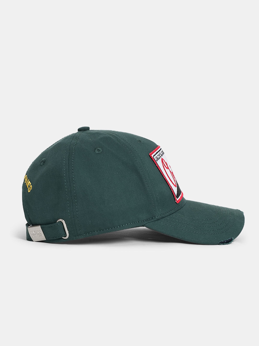 Green Cotton Printed Cap