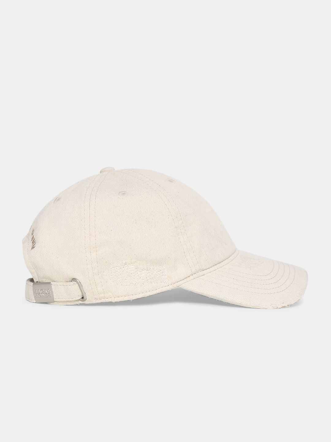 Ecru Ripped Denim Cap