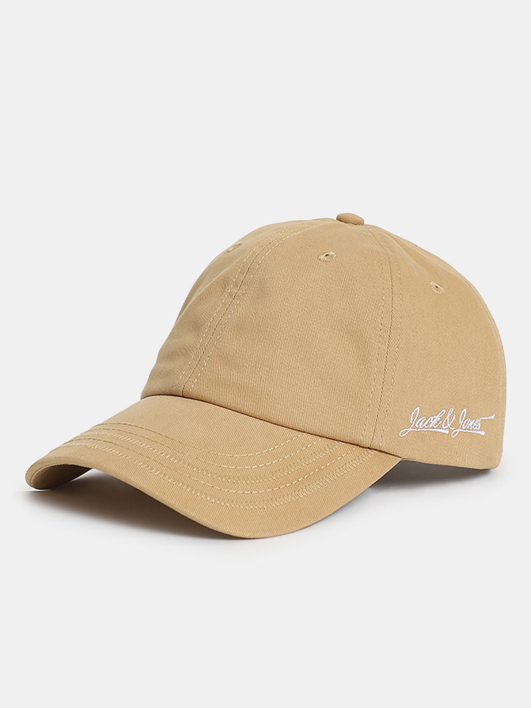 Brown Cotton Baseball Cap