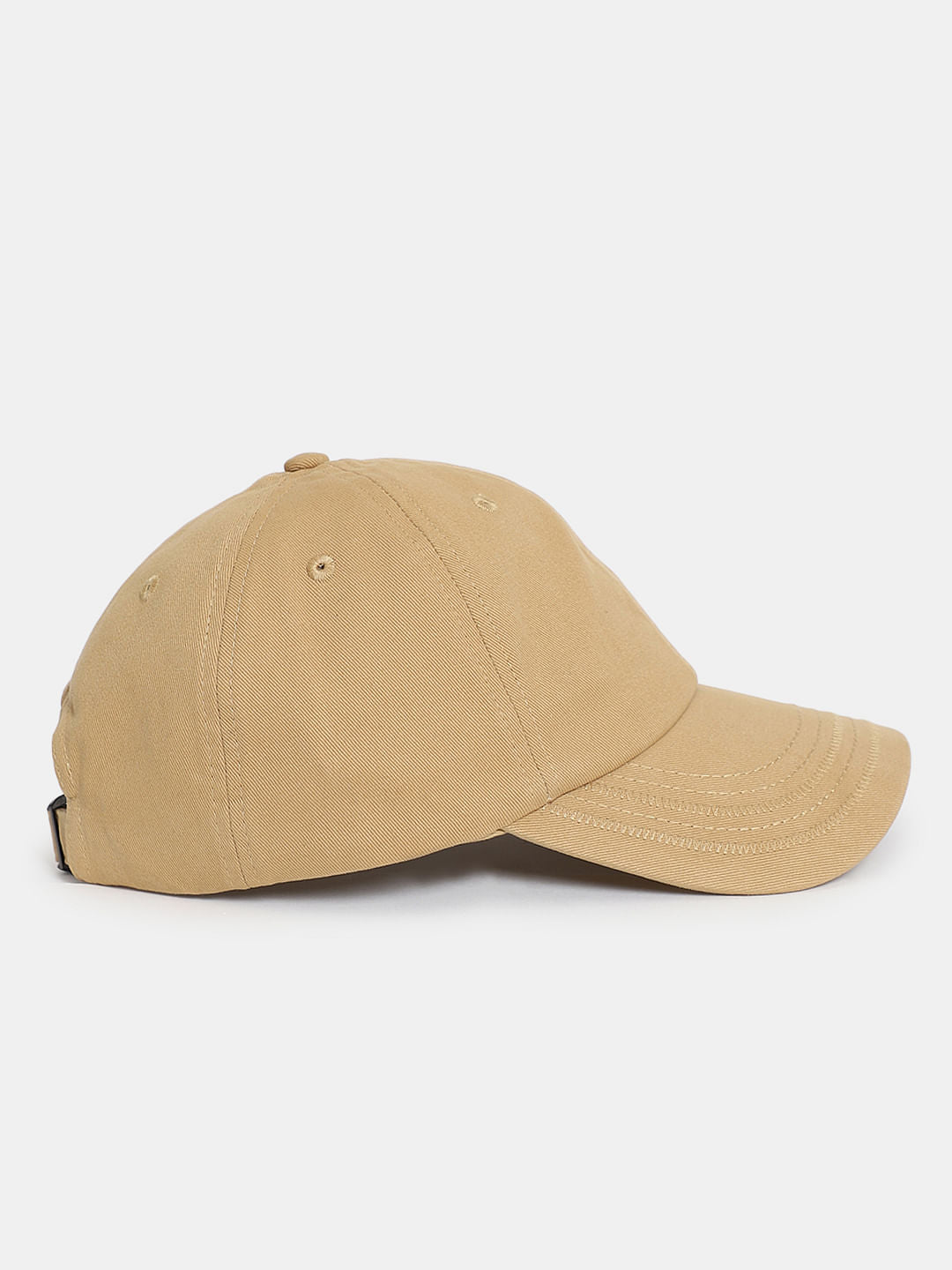 Brown Cotton Baseball Cap