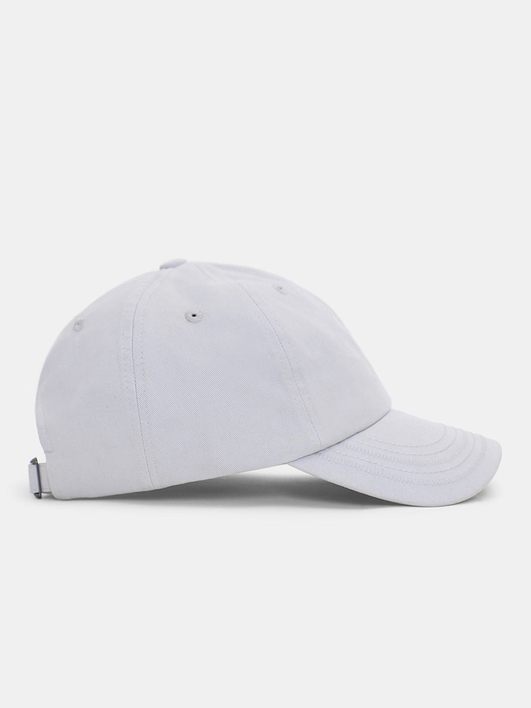 Light Grey Cotton Baseball Cap