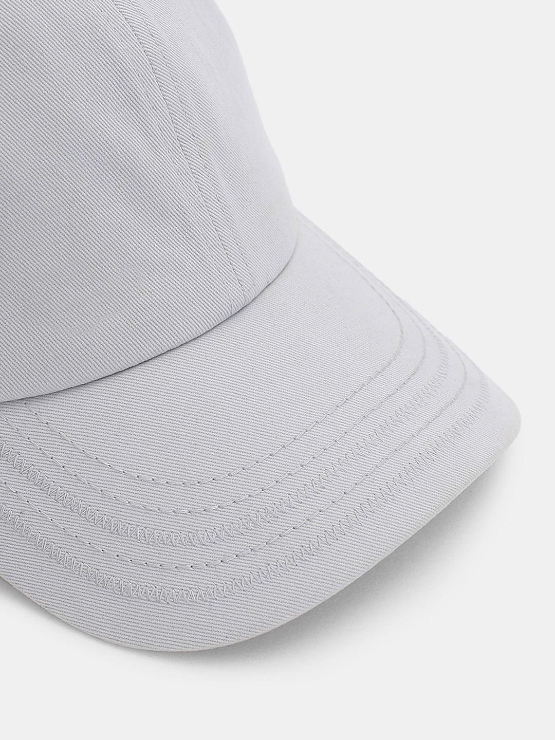 Light Grey Cotton Baseball Cap