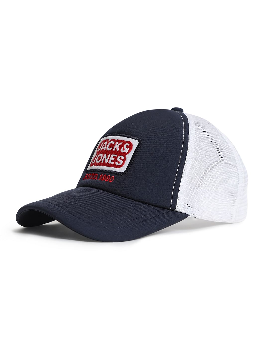 Navy Blue Mesh Trucker Cap