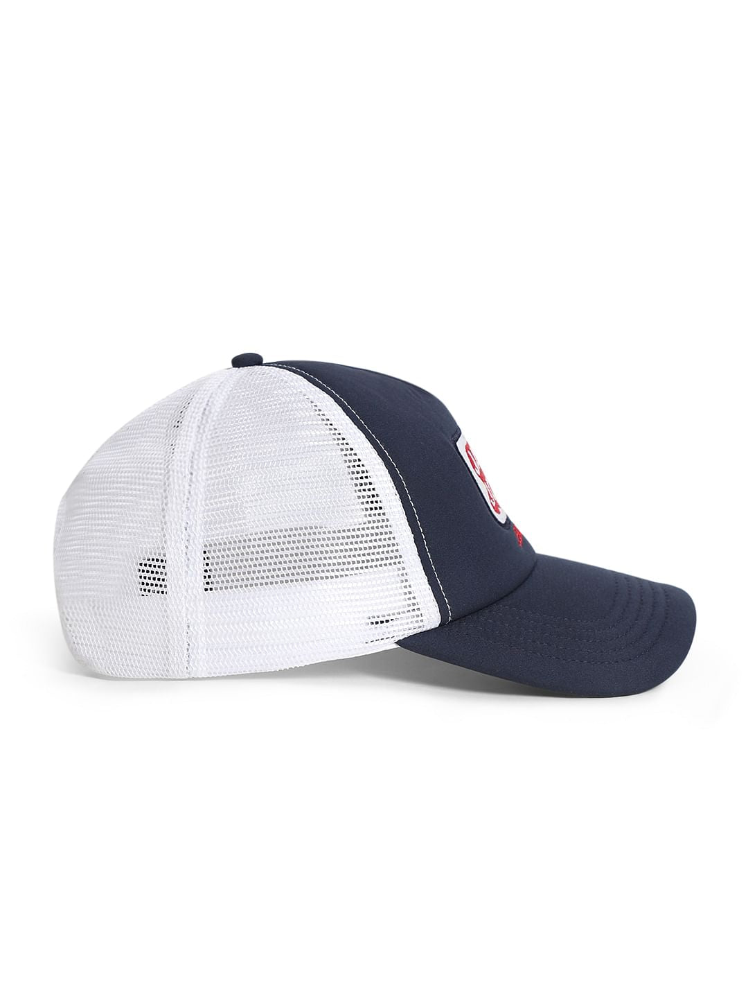 Navy Blue Mesh Trucker Cap
