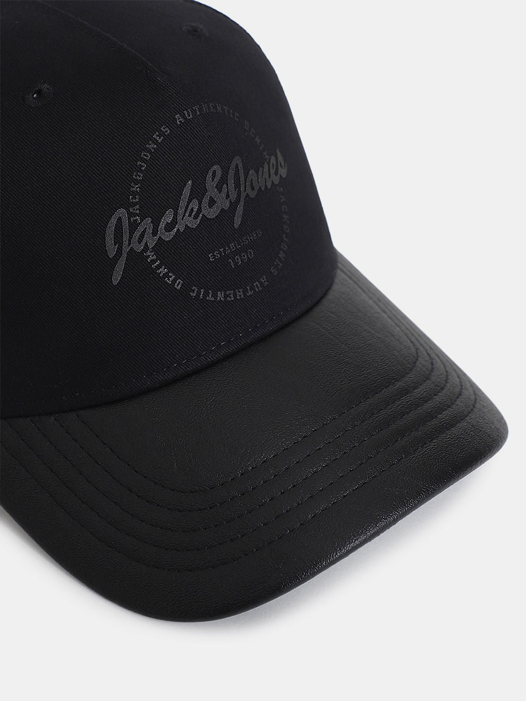 Black Trucker Mesh Cap