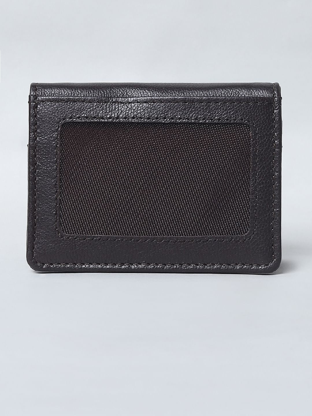 Brown Camo Print Card Holder