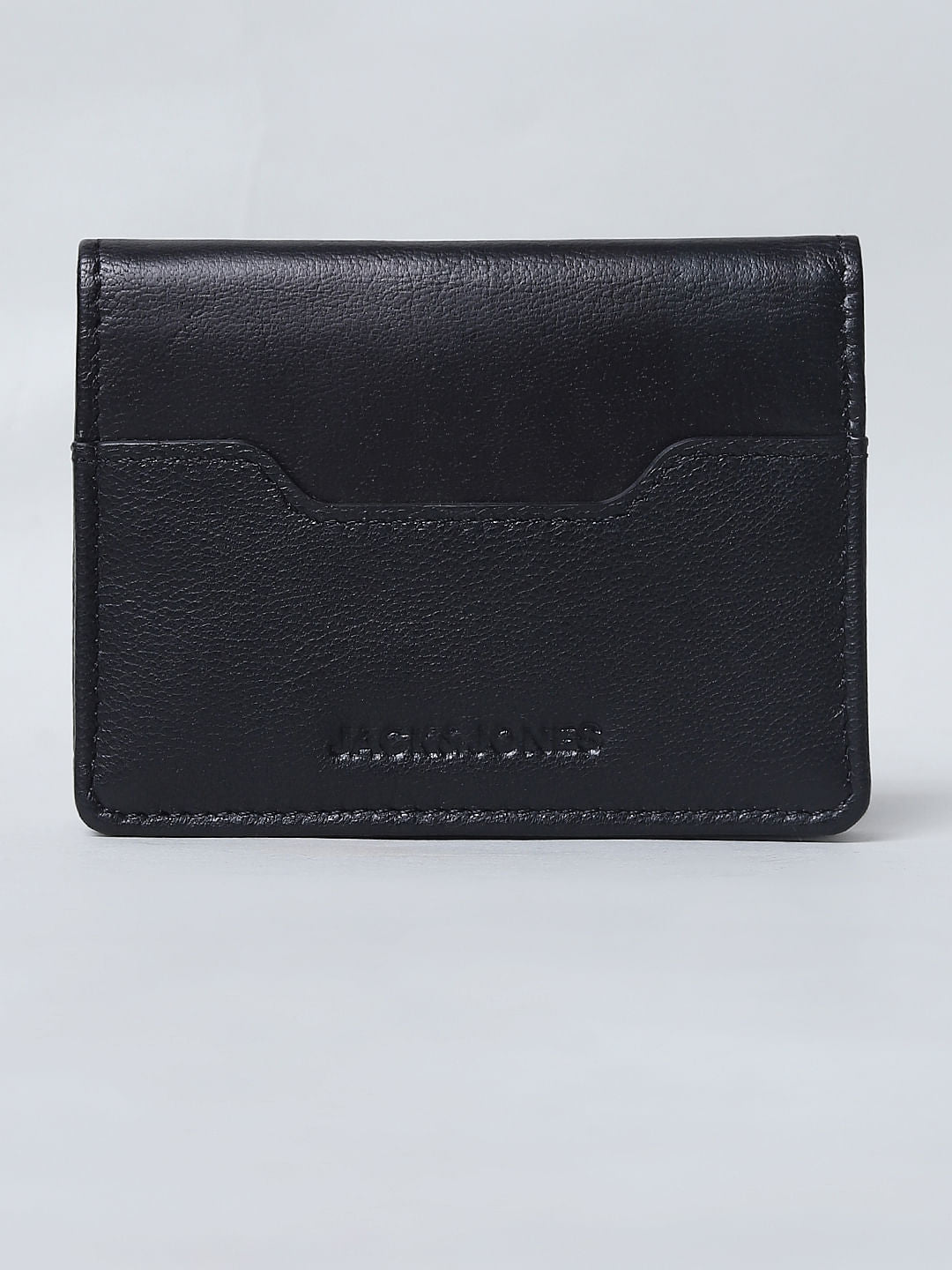 Black Leather Card Holder