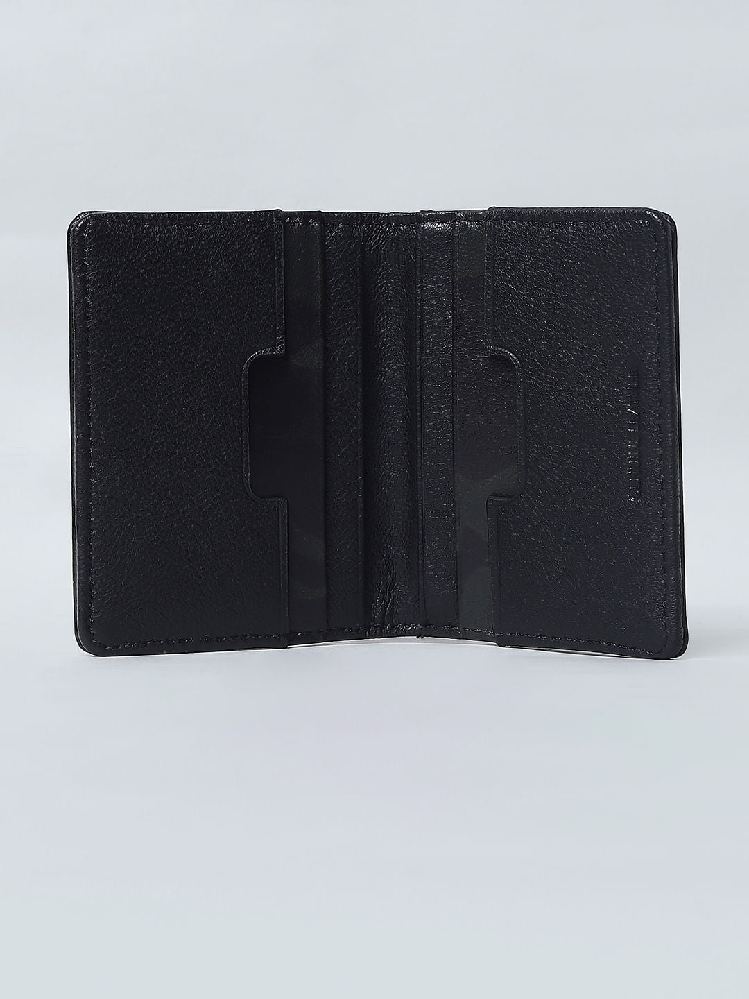 Black Leather Card Holder