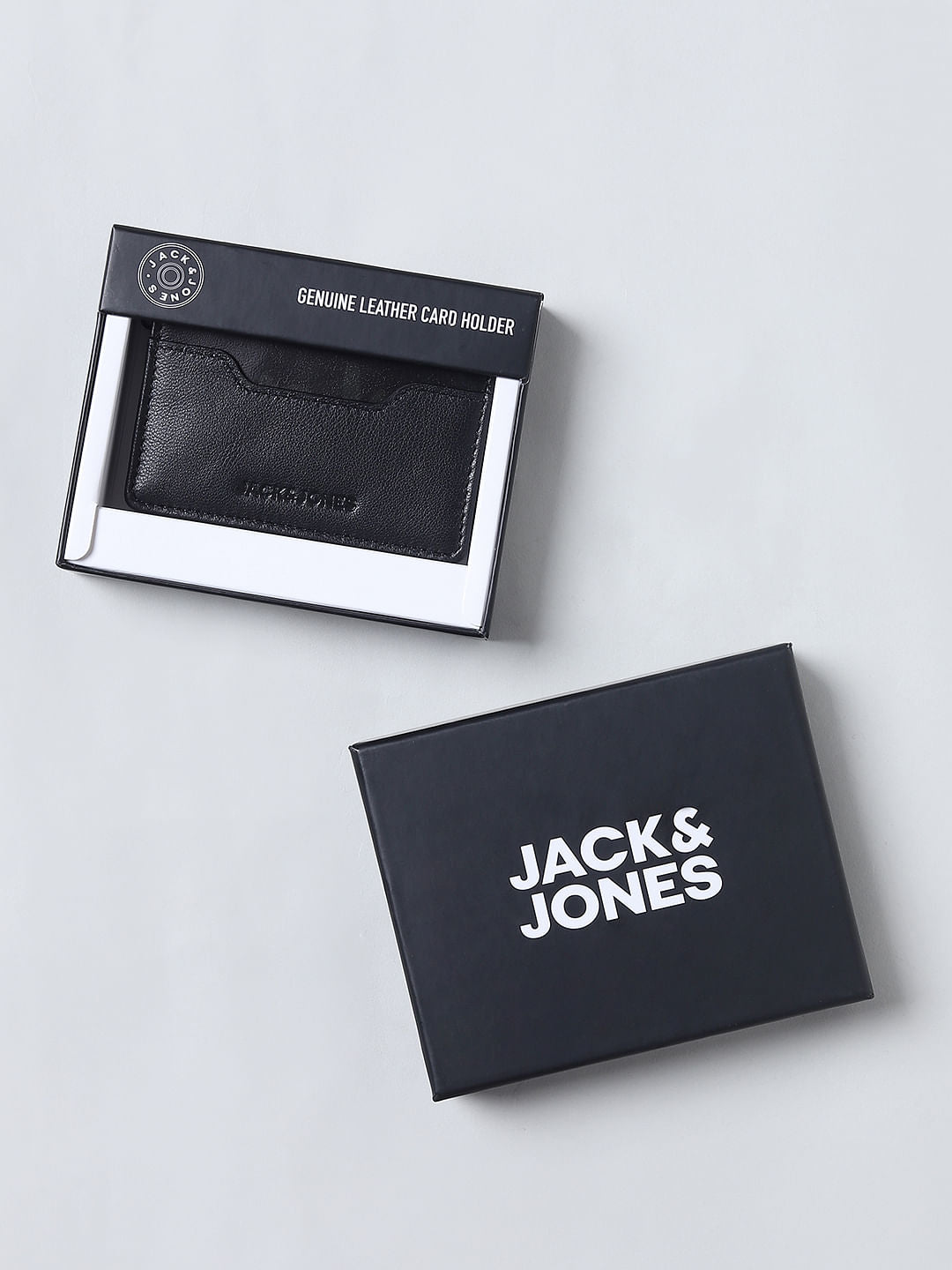 Black Leather Card Holder