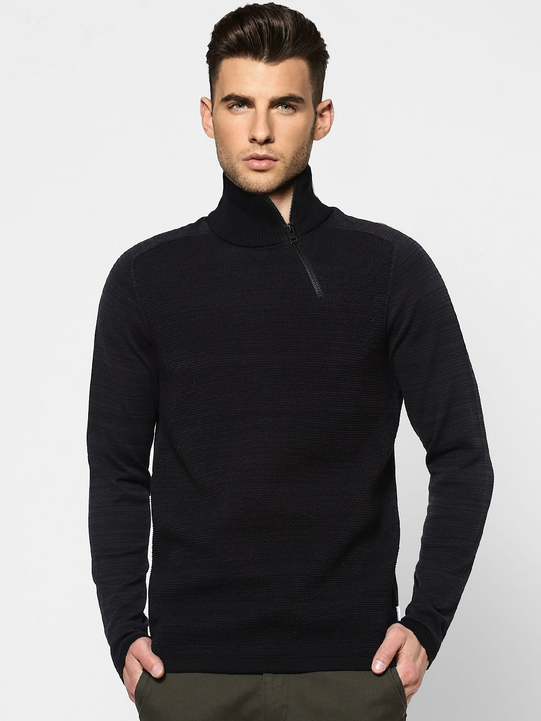 Black Turtleneck Pullover