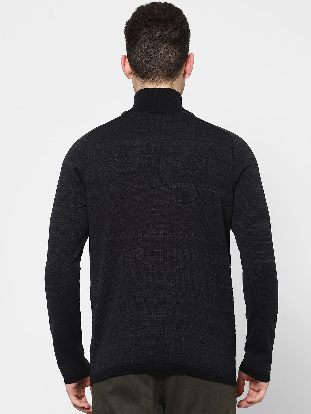 Black Turtleneck Pullover