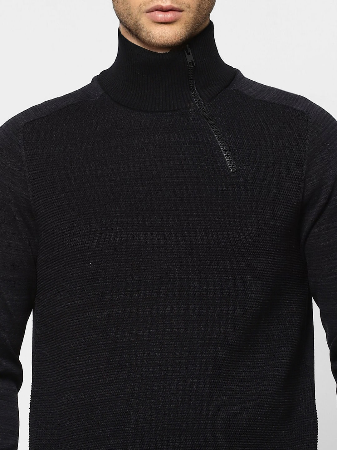 Black Turtleneck Pullover
