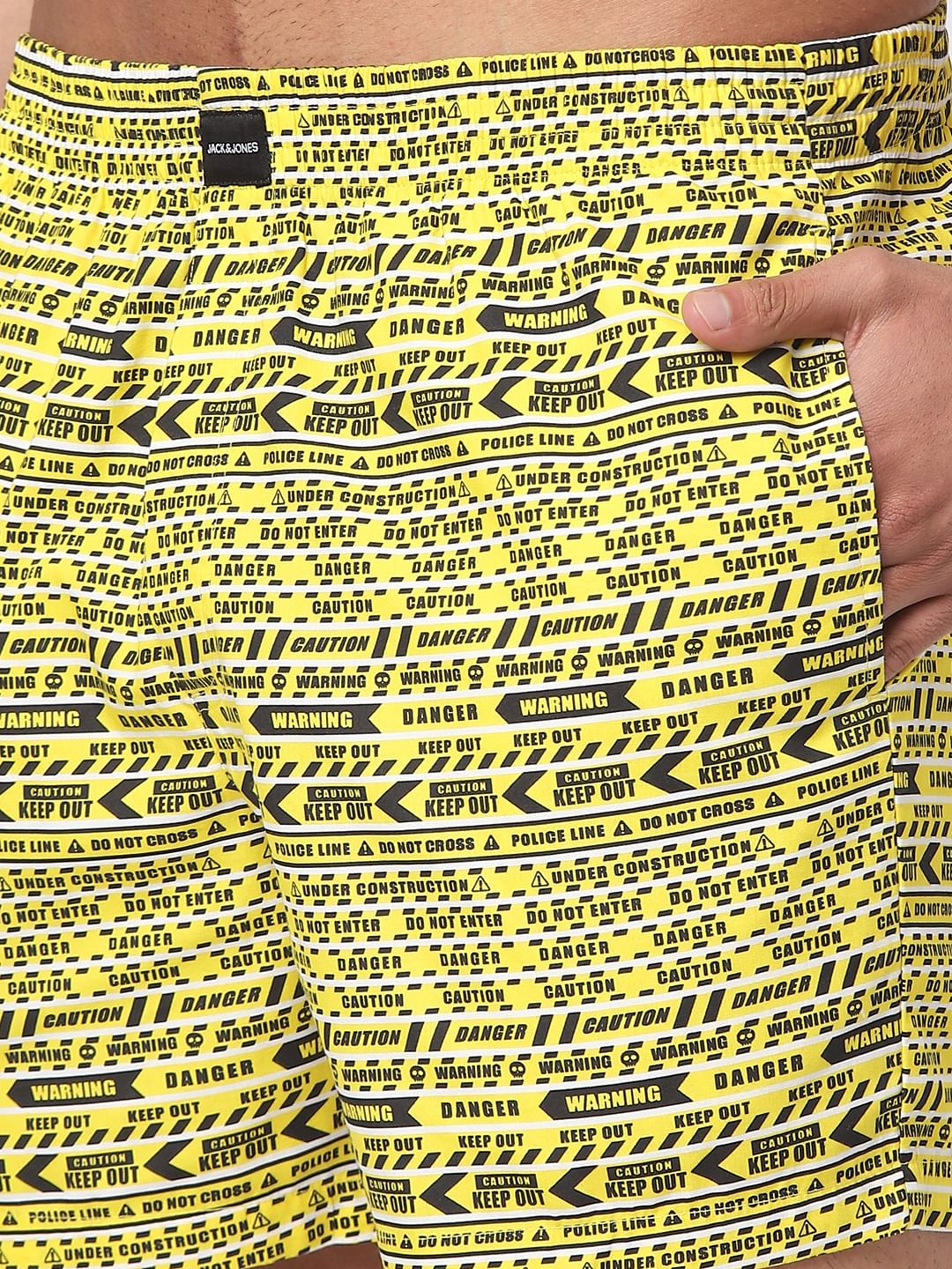 Yellow Aztec Print Boxers