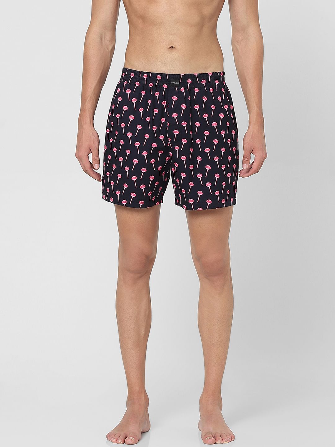 Black Lollipop Printed Boxers
