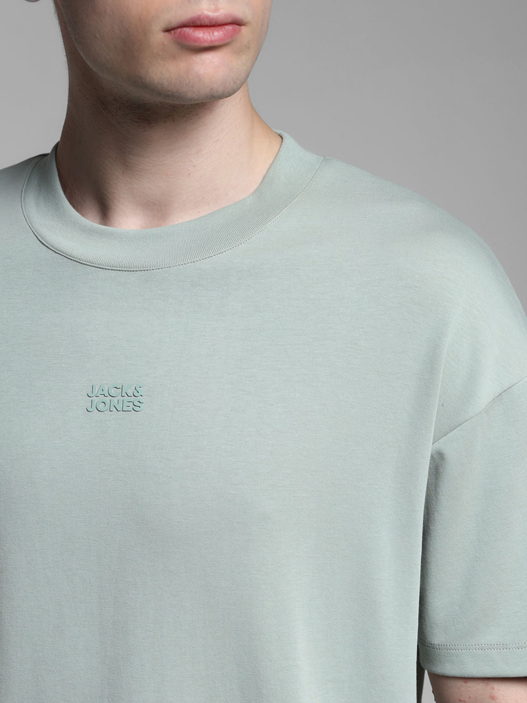 Knitted Crew Neck T-shirt - Green