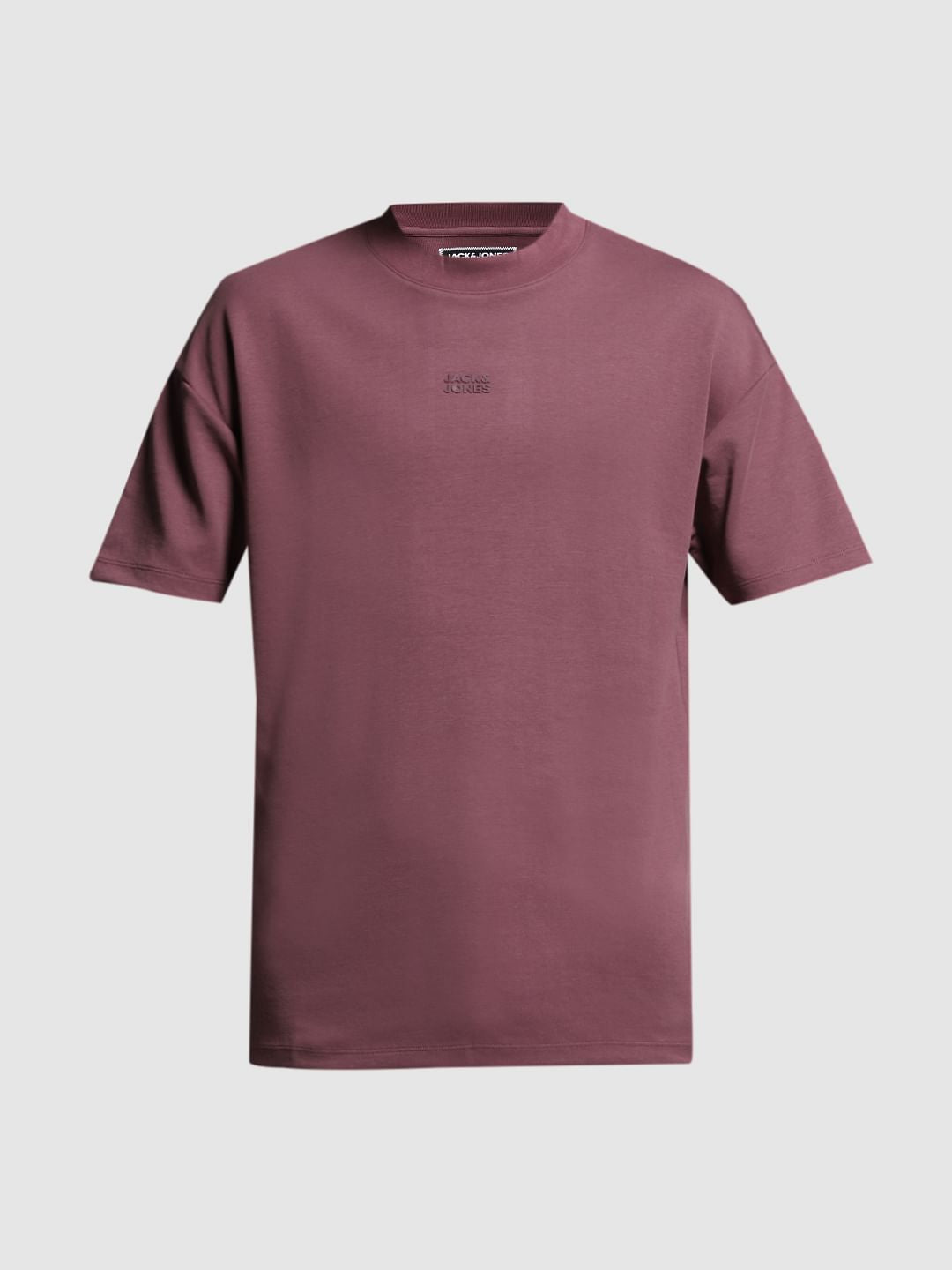 Plum Knitted Oversized T-shirt