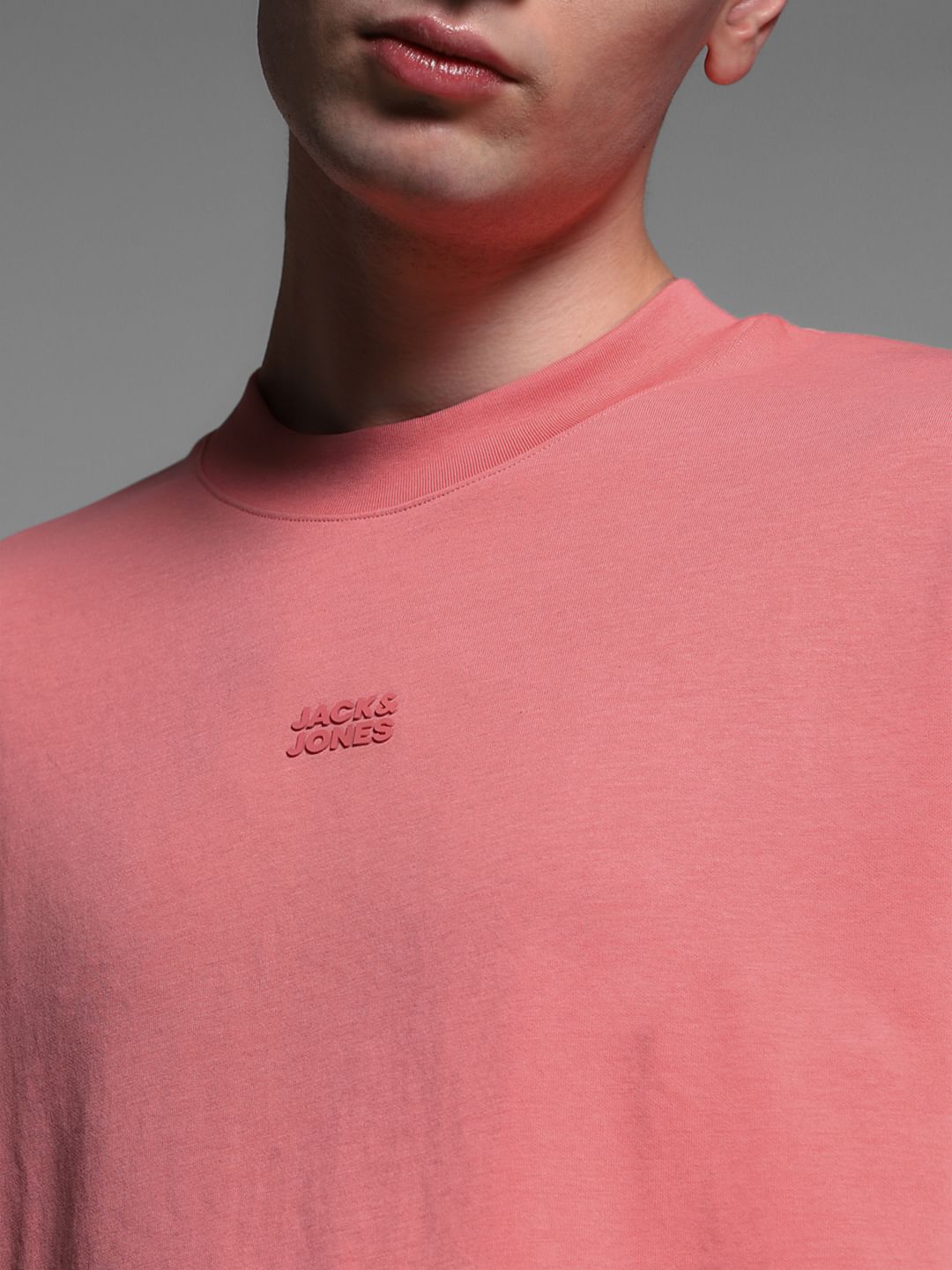 Pink Knitted Oversized T-shirt