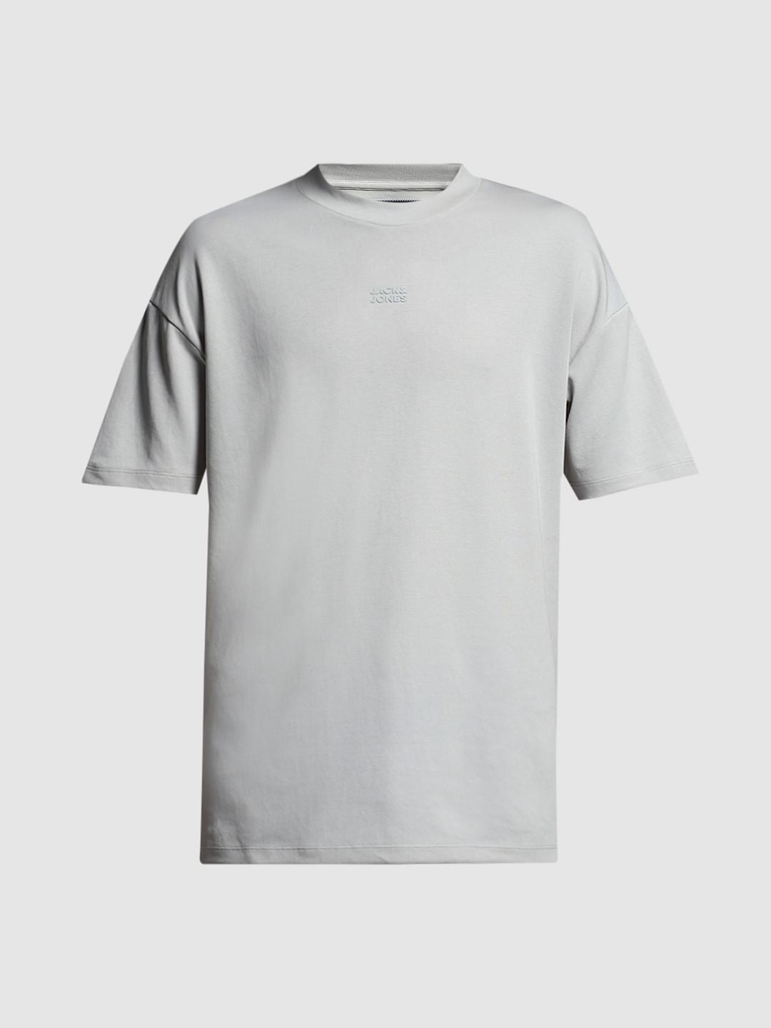 Grey Knitted Oversized T-shirt