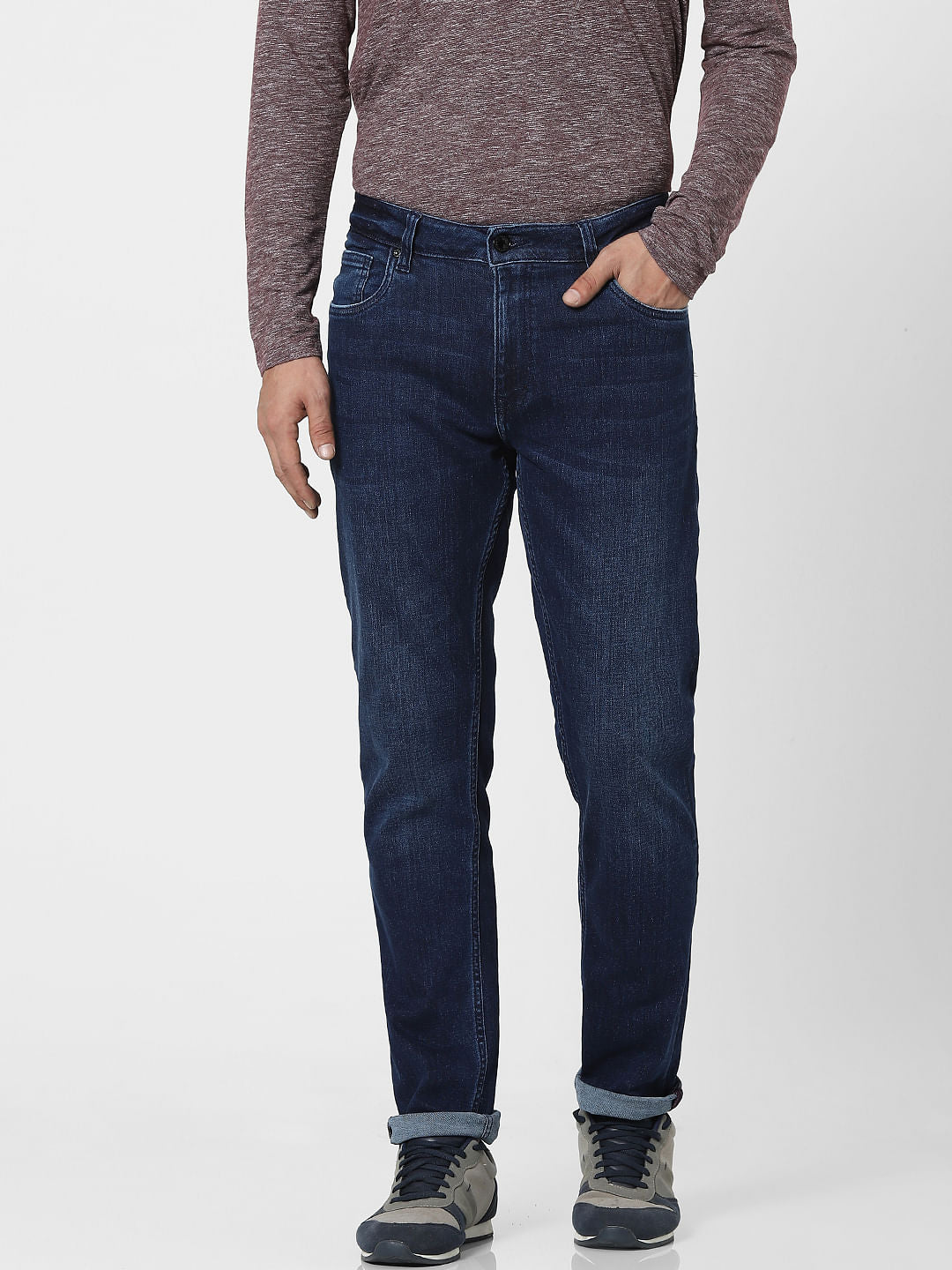 Blue Low Rise Ben Skinny Jeans