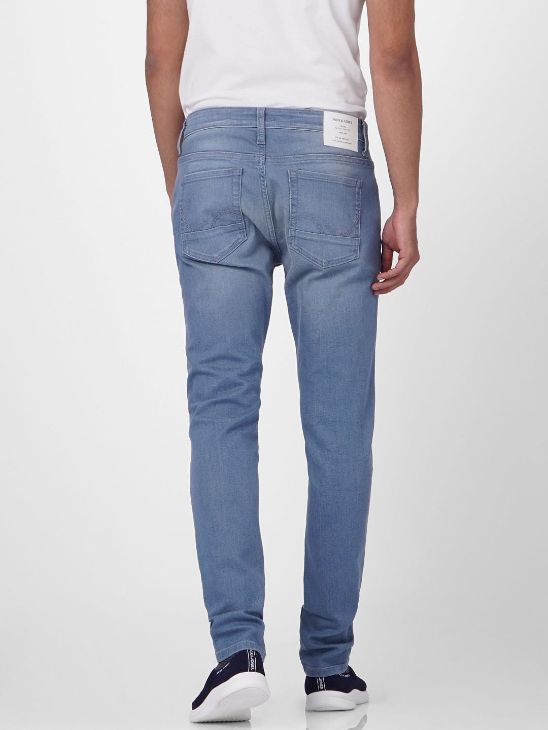 Blue Low Rise Liam Skinny Fit Jeans