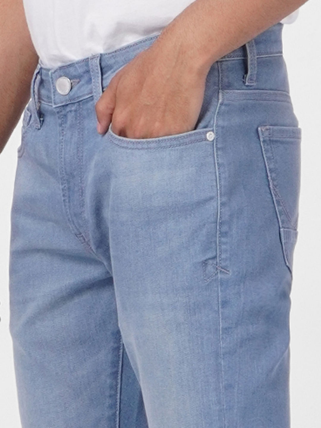 Blue Low Rise Liam Skinny Fit Jeans