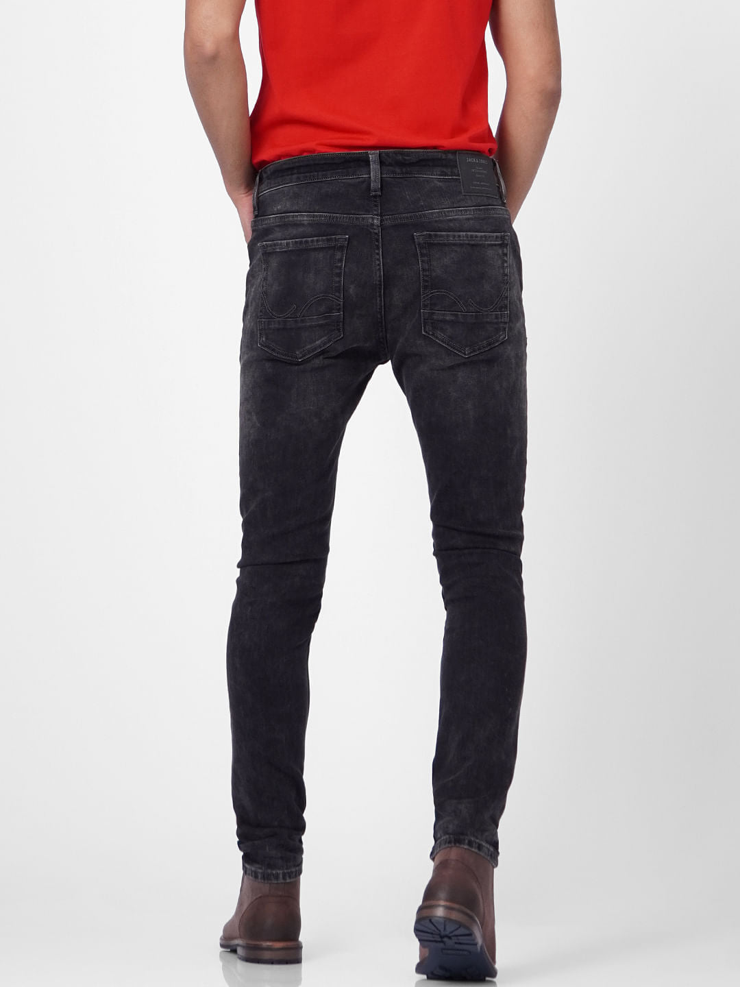 Black Low Rise Liam Skinny Jeans