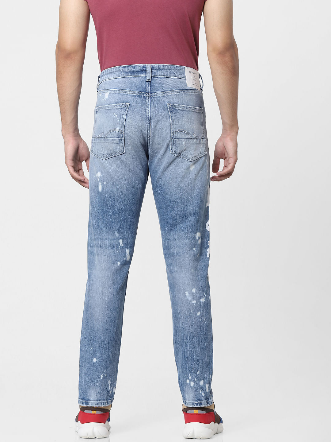 Blue Mid Rise Erik Anti Fit Jeans