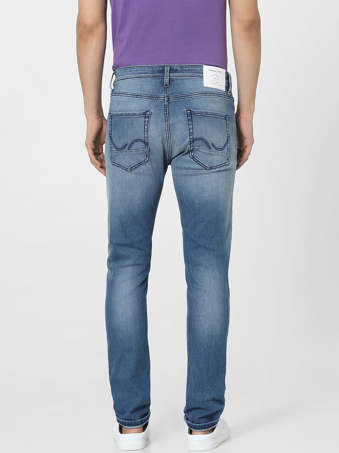 Blue Low Rise Tim Anti Fit Jeans