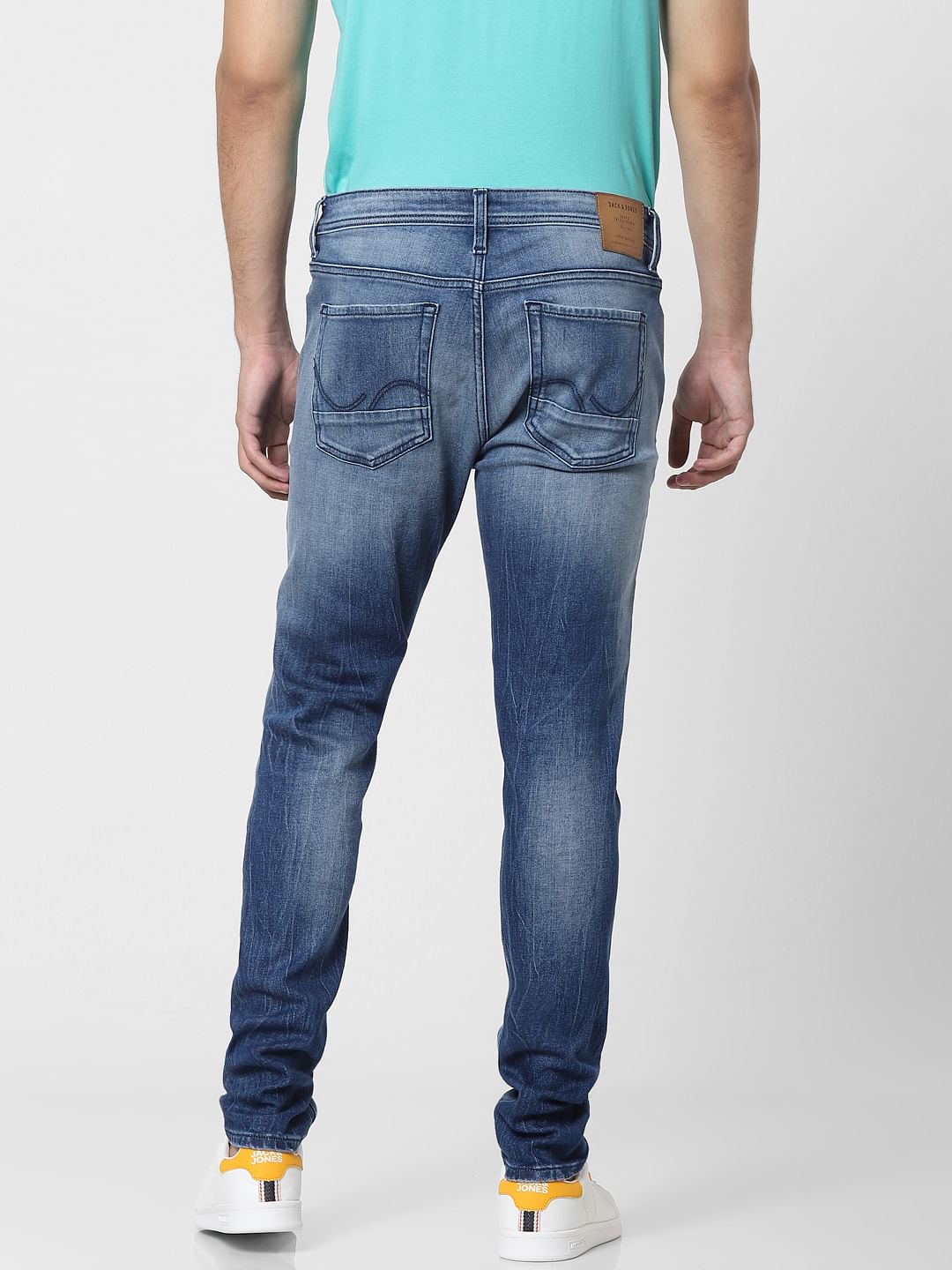 Blue Low Rise Liam Skinny Fit Jeans