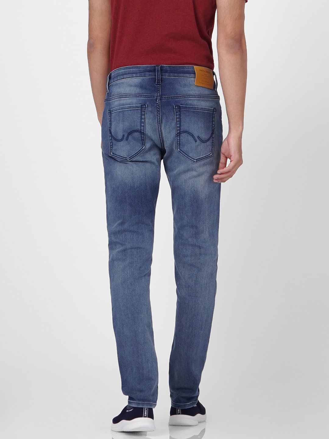 Blue Low Rise Ben Skinny Jeans
