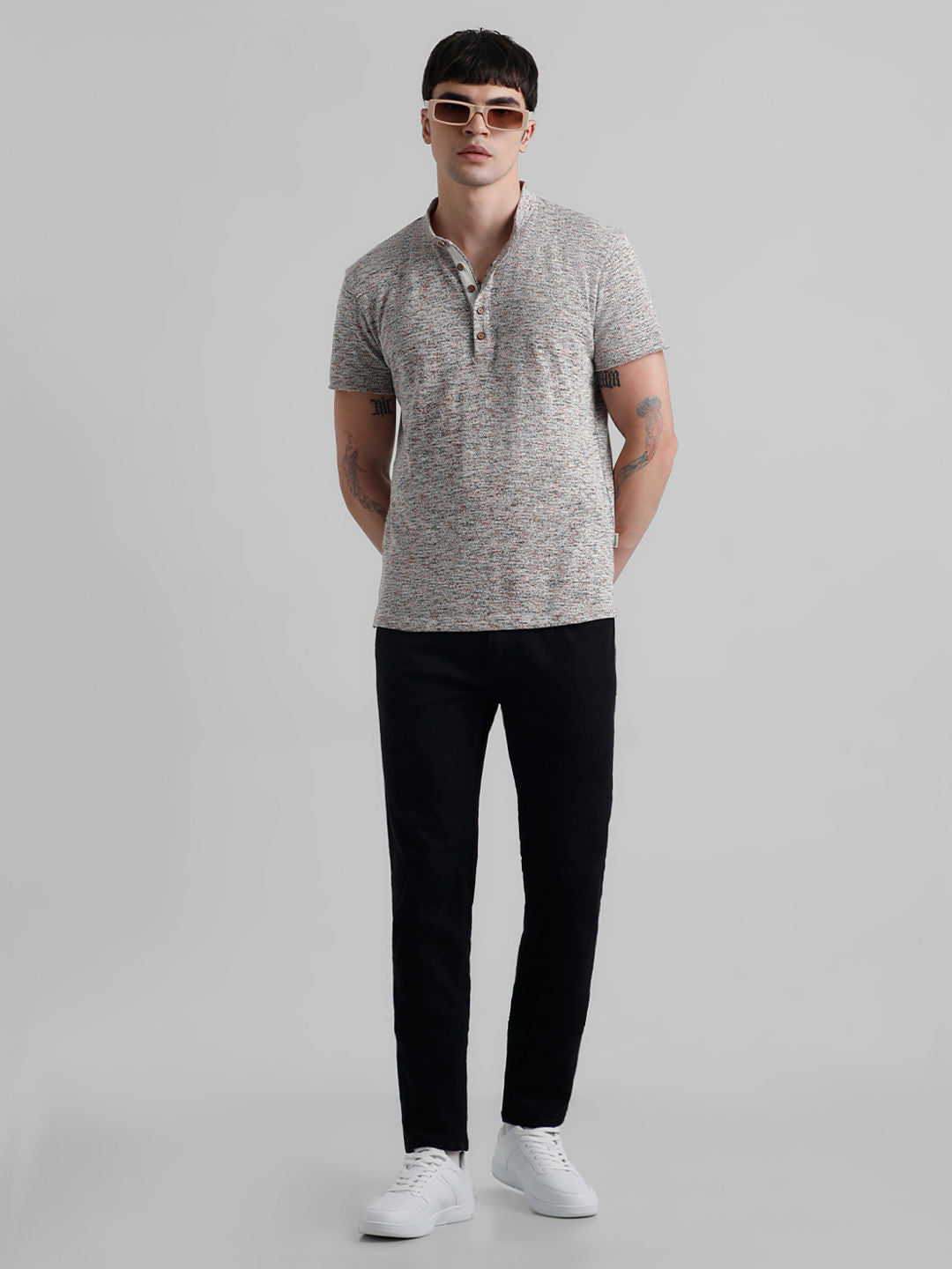 Black Low Rise Ben Skinny Fit Jeans