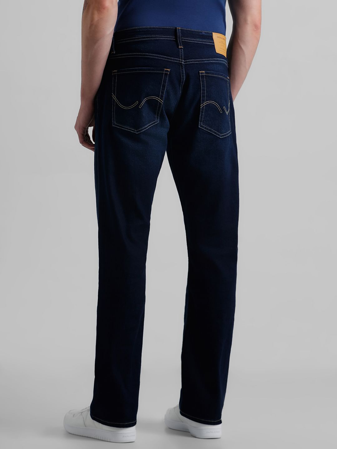 High Rise Bootcut Jeans - Dark Blue