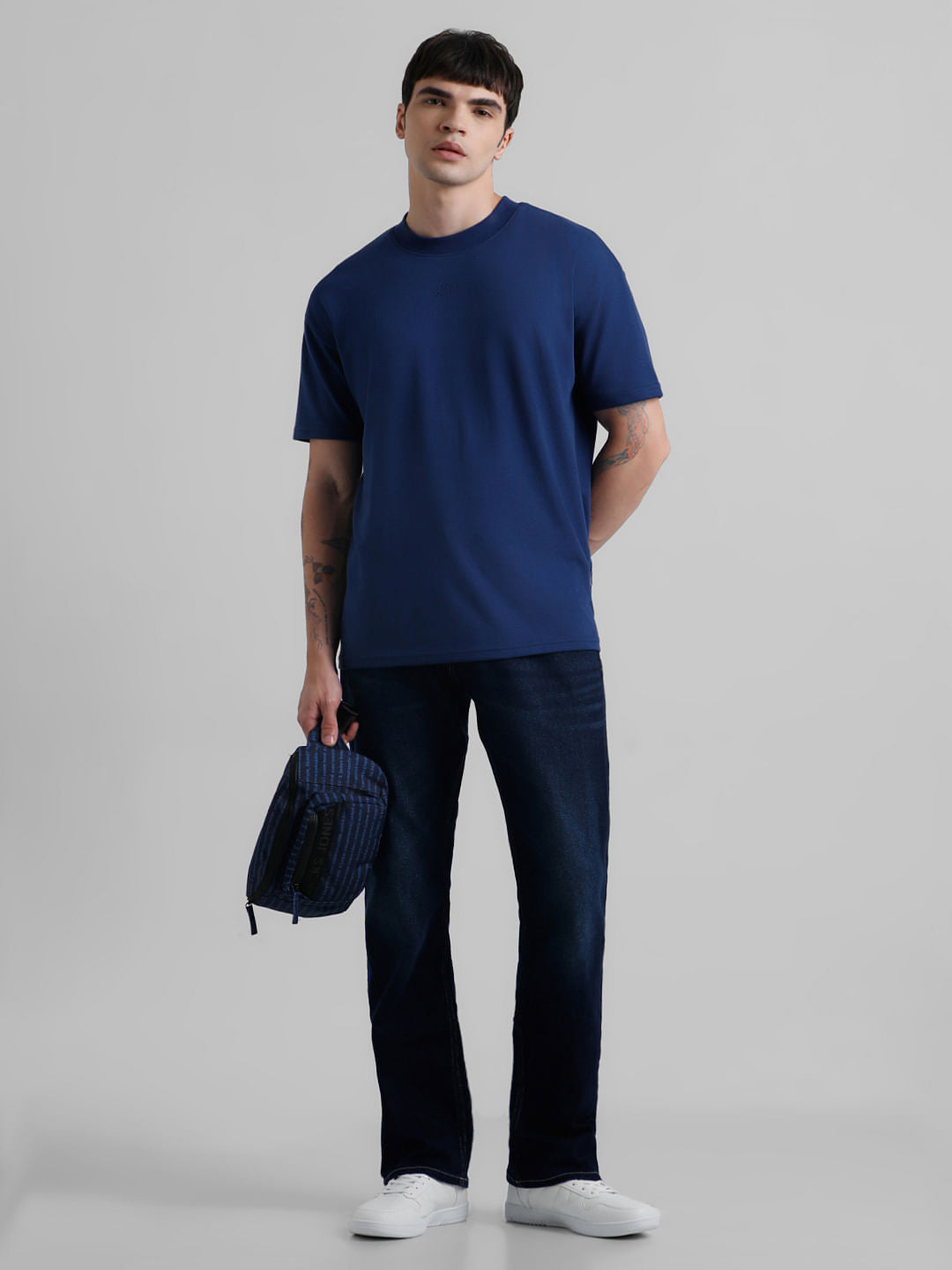 High Rise Bootcut Jeans - Dark Blue