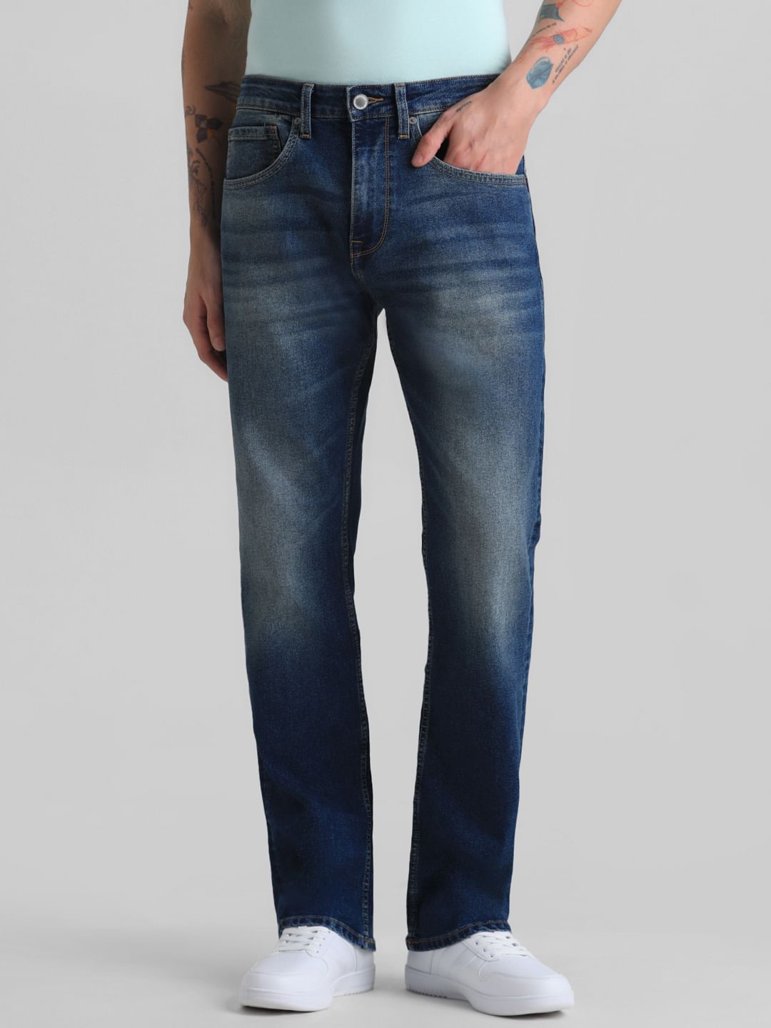 Washed Ray Bootcut Jeans