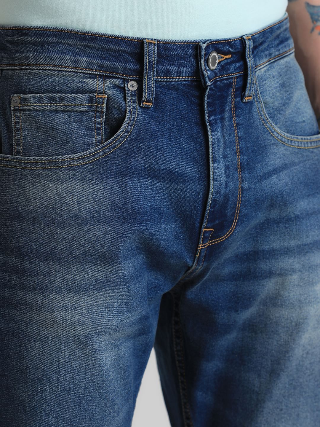 Washed Ray Bootcut Jeans